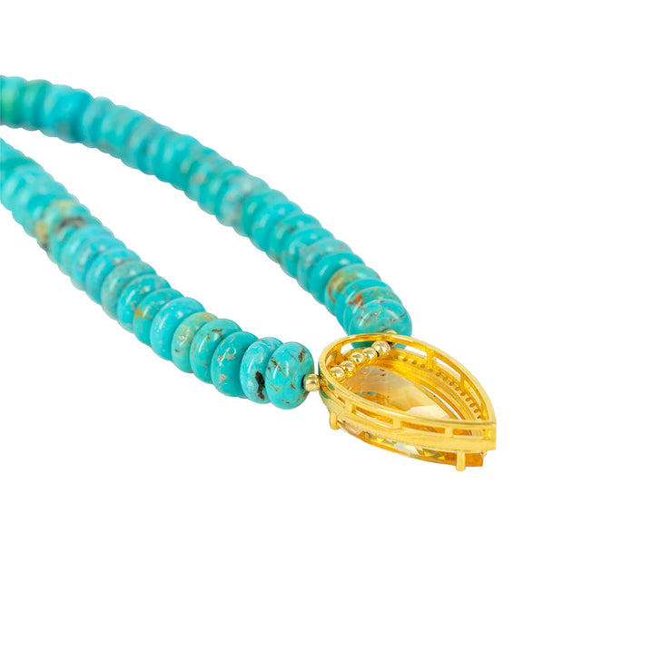 Le Sirenuse Necklace Citrine