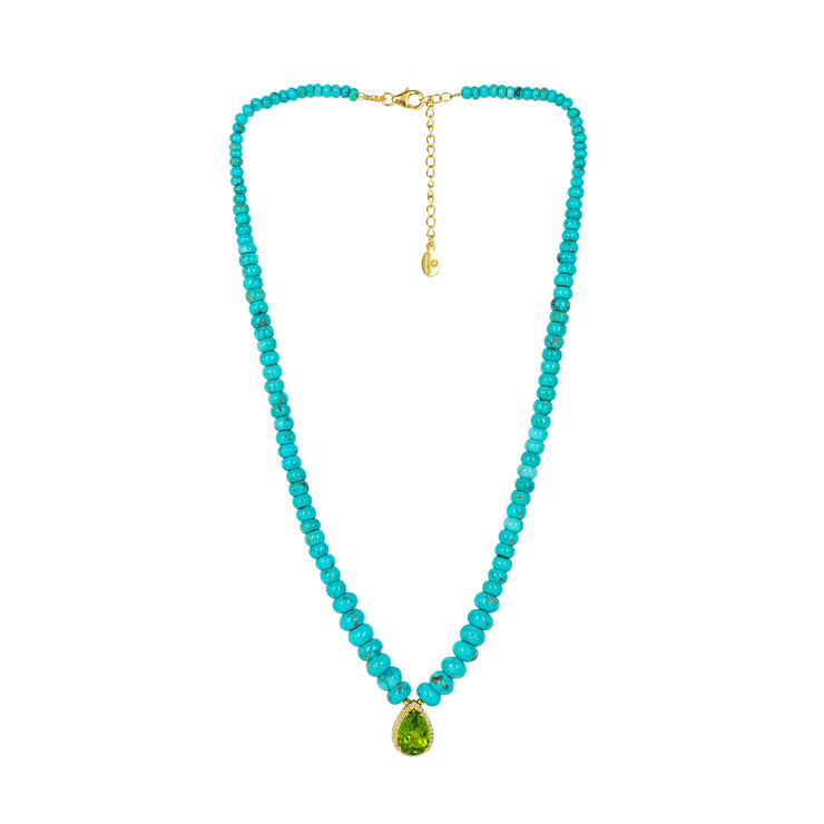 Le Sirenuse Necklace Peridot