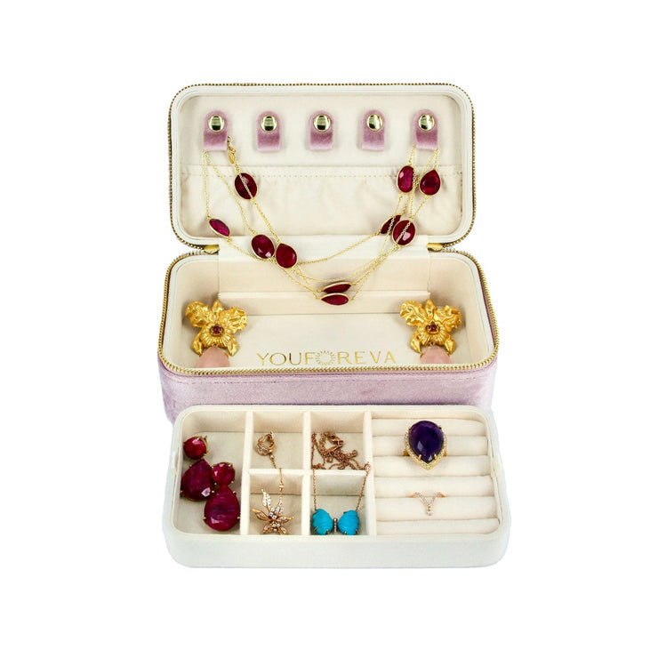 Wanderlust Jewellery Case Large / Amethyst