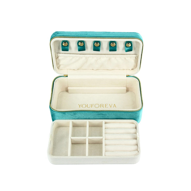 Wanderlust Jewellery Case Large / Turquoise