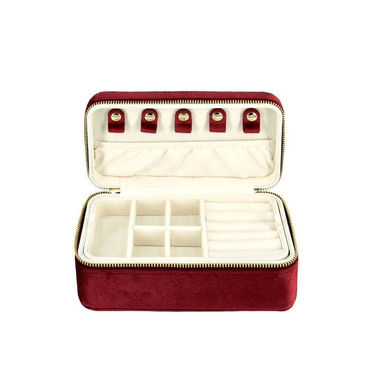 Wanderlust Jewellery Case Large / Ruby