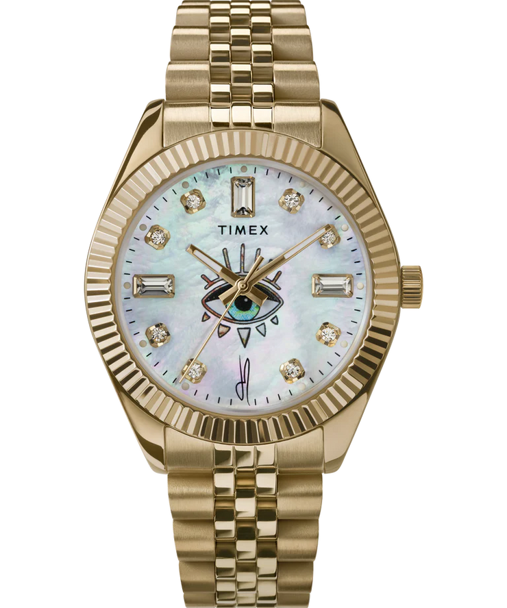 TIMEX x Jacquie Aiche Legacy Intuition Watch Mother of Pearl