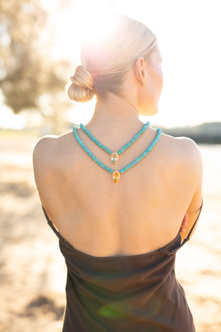 Le Sirenuse Necklace Green Amethyst