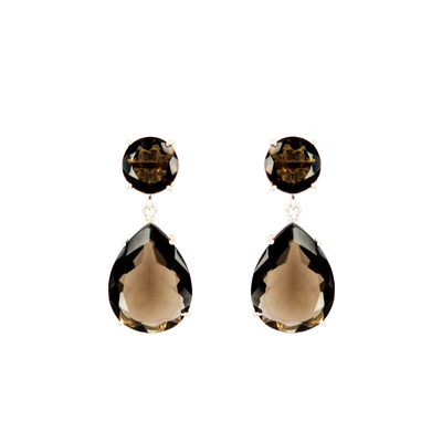 Vivienne Earrings Smoky Quartz