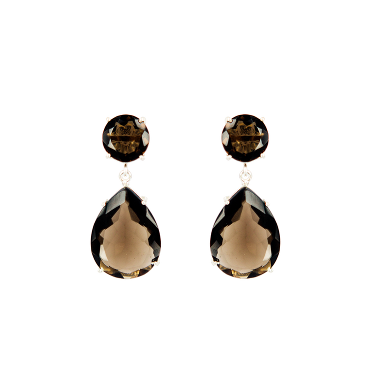 Vivienne Earrings Smoky Quartz