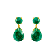 Vivienne Earrings Emerald