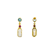 Pietra Earrings Gold