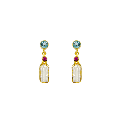 Pietra Earrings Gold