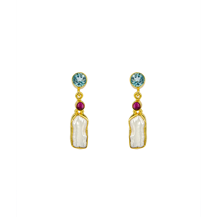 Pietra Earrings Gold