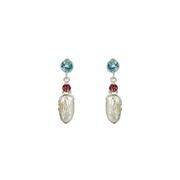 Pietra Earrings Silver