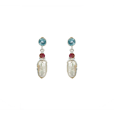 Pietra Earrings Silver