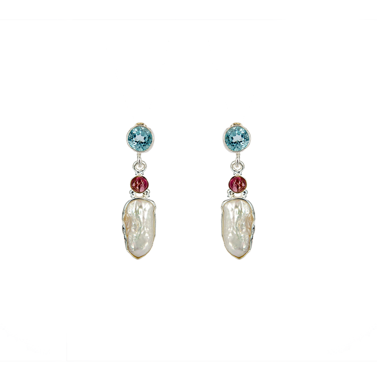 Pietra Earrings Silver