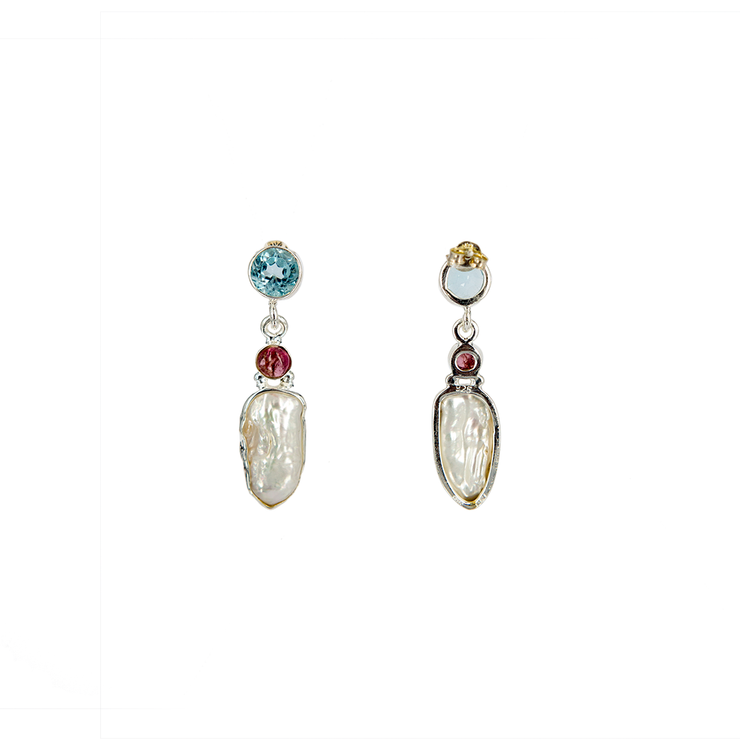 Pietra Earrings Silver