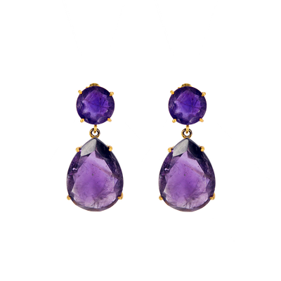 Vivienne Earrings Amethyst