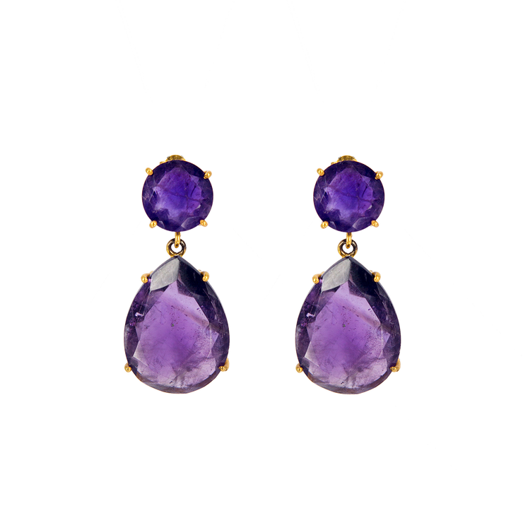 Vivienne Earrings Amethyst