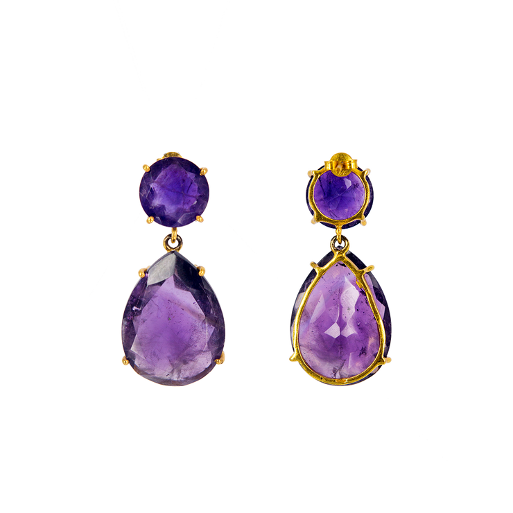 Vivienne Earrings Amethyst