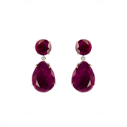 Vivienne Earrings Ruby