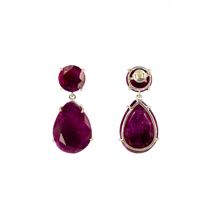 Vivienne Earrings Ruby