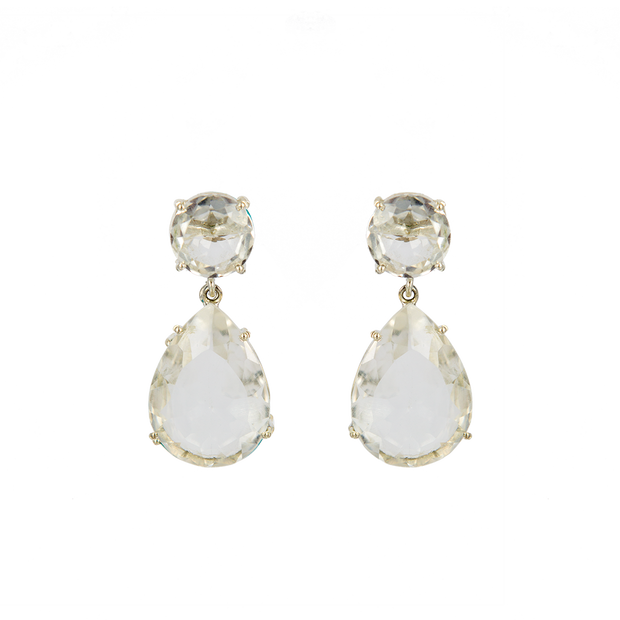 Vivienne Earrings Clear Quartz