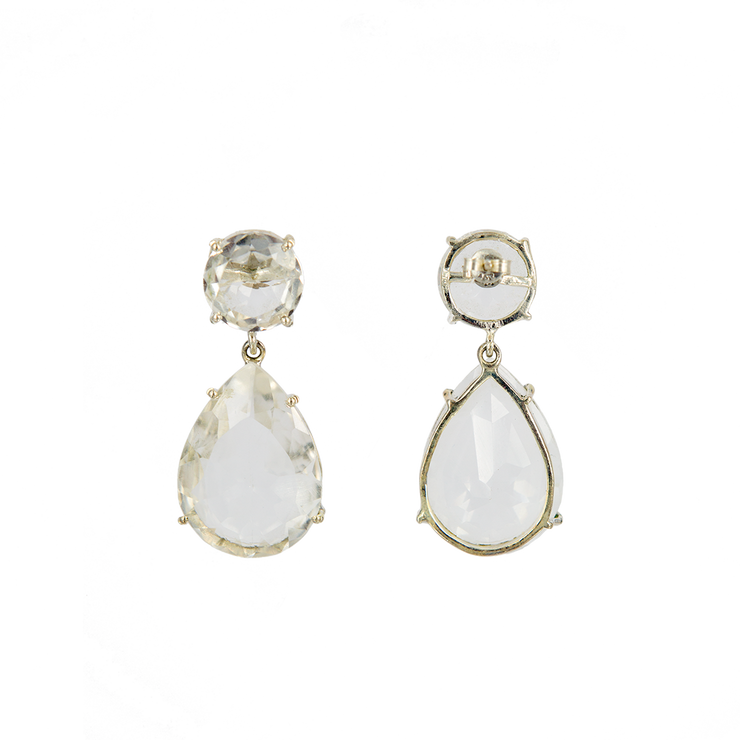 Vivienne Earrings Clear Quartz