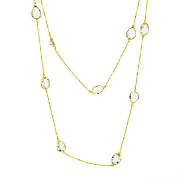 Pietra Necklace Clear Quartz