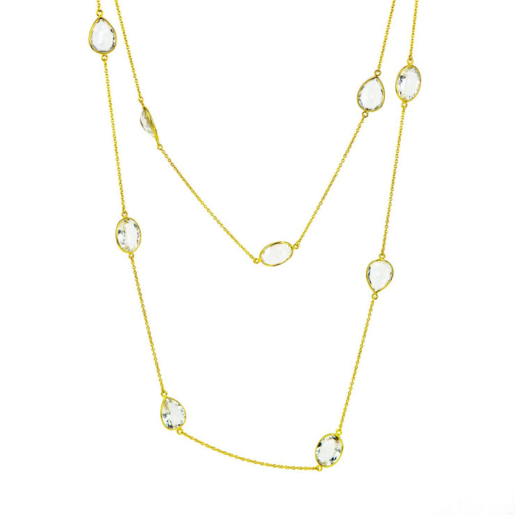 Pietra Necklace Clear Quartz