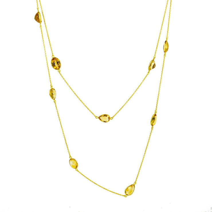 Pietra Necklace Citrine