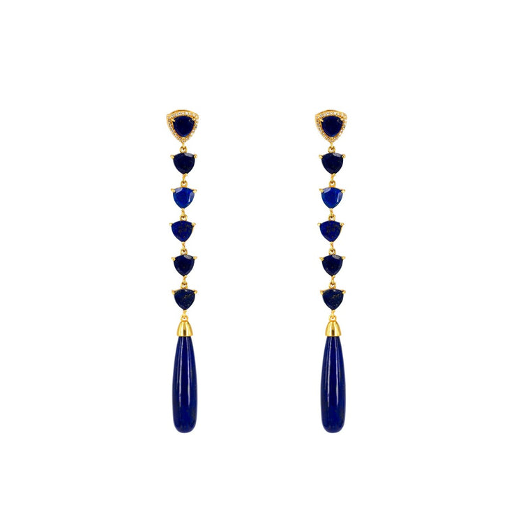 Amor Earrings Lapis