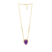 Corazon Necklace Amethyst