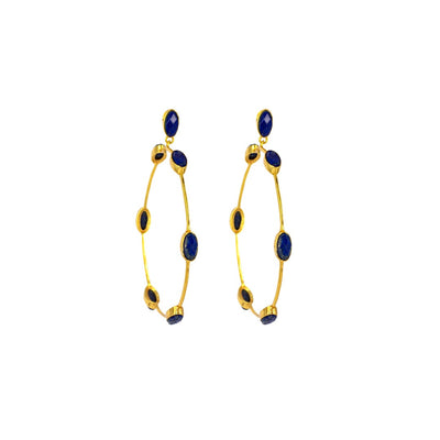 Aro Earrings Lapis