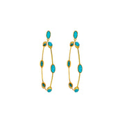 Aro Earrings Turquoise