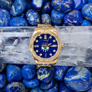 TIMEX x Jacquie Aiche Limited Edition Lapis Lazuli Evil Eye Watch