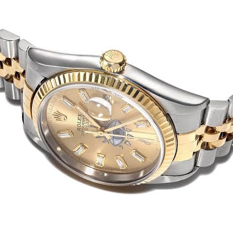 Jacquie Aiche Custom Evil Eye Gold & Diamond Datejust Rolex Watch