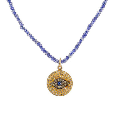 Sapphire Eye Necklace