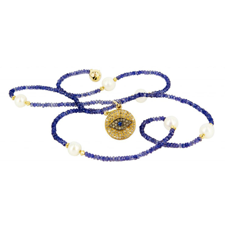 Sapphire Eye Necklace