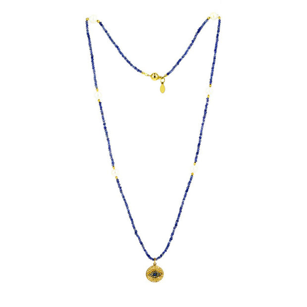 Sapphire Eye Necklace