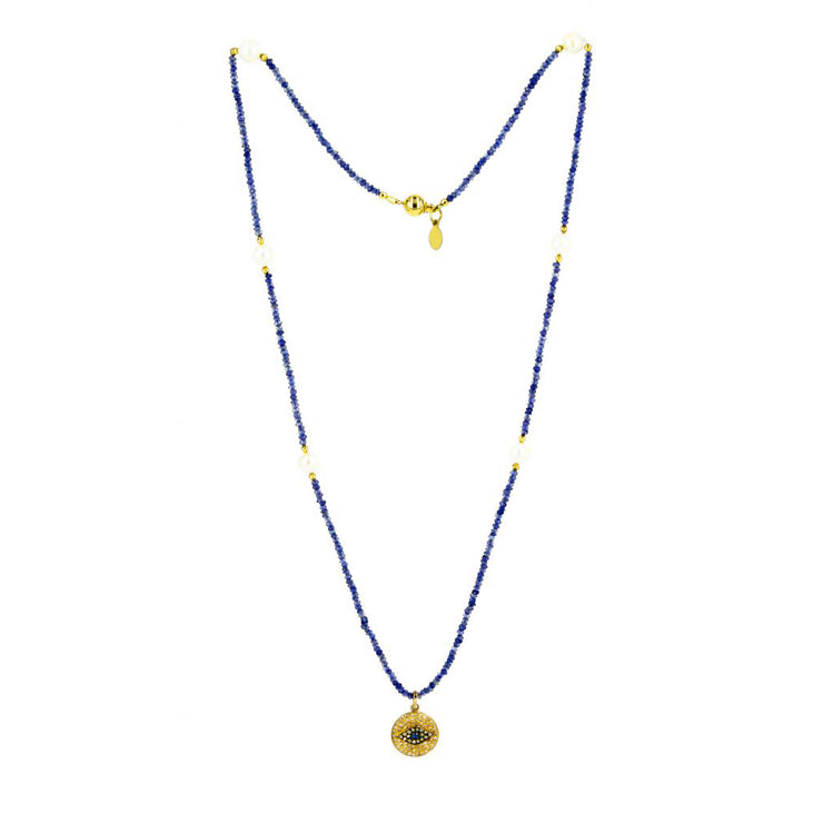 Sapphire Eye Necklace