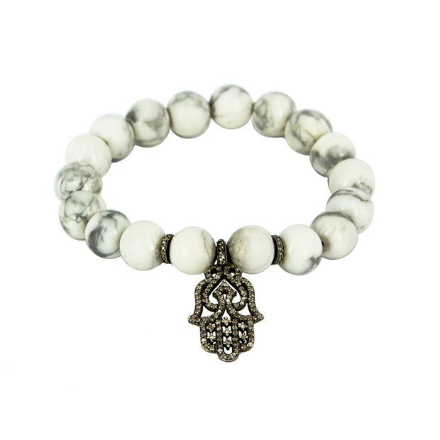 Hamsa Hand Beaded Bracelet