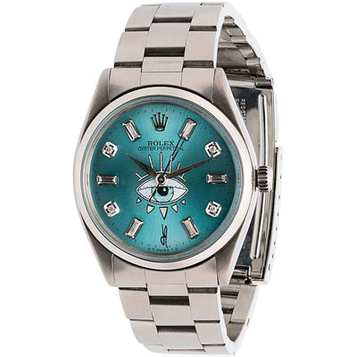 Jacquie Aiche Custom Evil Eye Rolex Watch