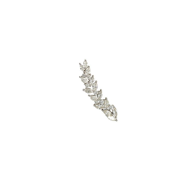 18k Gold and Diamond Crawler Earring