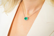 Emerald Heart Necklace