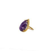 Corazon Ring Amethyst - Silver Cocktail Amethyst Ring