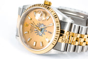 Jacquie Aiche Custom Evil Eye Gold & Diamond Datejust Rolex Watch